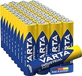 VARTA Industrial Batterie AAA Micro Alkaline Batterien LR03 - 40er Pack, Made in Germany, umweltschonende Verpackung, Blau