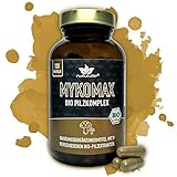 naturalie® - MYKOMAX® - BIO Pilzextrakt Komplex Kapseln - 9 verschiedene Pilzsorten - 675mg reine Extrakte - ohne Zusatzstoffe - Extraktion ohne kritische Lösungsmittel
