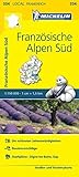 Michelin Französische Alpen Süd: Straßen- und Tourismuskarte 1:150.000; Auflage 2020 (MICHELIN Localkarten)