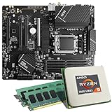 Mainboard Bundle | AMD Ryzen 9 7900X 12x4700 MHz, MSI Pro B650-P WiFi, 64 GB DDR4-RAM, 2X M.2 Port, 6X SATA 6Gb/s, USB 3.2 Gen2 | Tuning Kit | CSL PC Aufrüstkit