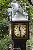 Awesome Vintage Steam Clock in Gastown Vancouver British Colombia Canada Journal: 150 Page Lined Notebook/Diary