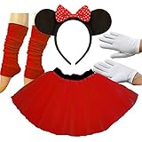 Adult Minnie das süße Maus Karneval Tutu Kostüm