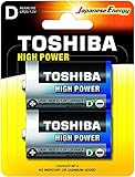 Toshiba High Power D LR20 Mono, 2 Stück