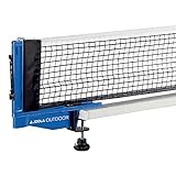 JOOLA 31015 Tischtennisnetz Outdoor Garnitur Freizeitsport - Netzspannung verstellbar in praktischer Tasche, Blau, one size