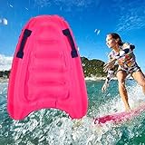 AMDZGLB Aufblasbares Bodyboard mit Griffen, Surfbrett Schwimmende, Tragbares Aufblasbares Float Lernen Hilfsmatte, geeignet für mehrere Szenarien für Kinder und Erwachsene, Schwimmanfänger, B