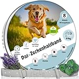 tooSimple® Das Zeckenhalsband für Hunde 100% Pflanzliches Premium Öl Wirkungsvoller Schutz gegen Zecken Flöhe Mücken Läuse Ungeziefer - 8 Monate Wirkungsdauer