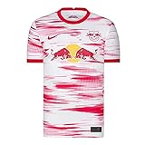 Nike Unisex Rb Leipzig, seizoen 2021/22, speeluitrusting, thuisshirt Trikot, White/Global Red/Global Red, L EU