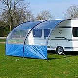 your GEAR Riviera - Vorzelt/Vordach für Wohnwagen & Wohnmobil in 4 Größen mit 2m | 2,5m | 3m | 3,5m Breite und 260 cm Tiefe. Sonnendach mit UV 50+ Schutz, Panoramafenstern, 3000mm W