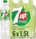 7UP Free, Zuckerfreie Limonade mit Zitronen- und Limettengeschmack (6 x 1.5 l)