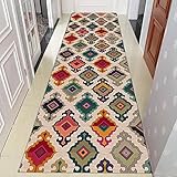 Langer Läufer für Flur, Küche, Schlafzimmer, waschbar und rutschfest, 0,6 x 4