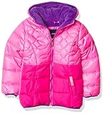 Limited Too Mädchen Mixed Media 2-Tone Puffer Steppjacke, Rose, 6X