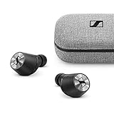 Sennheiser MOMENTUM True Wireless Bluetooth-Ohrhörer, Schwarz/Chrom