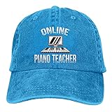 gymini Virtual Learning Online Klavierlehrermütze, Baumwolle, waschbar, verstellbar, für Damen und Herren
