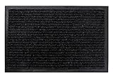 Spetebo Schmutzfangmatte schwarz - 80 cm x 180 cm - Fußmatte Fußabtreter Türmatte Außen
