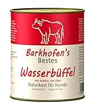 Barkhofen Tiernahrung Nassfutter für Ihren Hund 800g – Hundefutter nass & getreidefrei mit Wasserbüffel - Hunde Futter in Dosen ohne Getreide