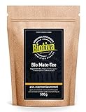 Matetee Bio 500g - ungerösteter grüner Mate Tee - Koffeinhaltige Yerba Mateblätter - Bio-Anbau - Verpackt und kontrolliert in Deutschland