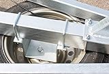Radhalter Ersatzrad Halter Metall verzinkt für Boot Anhänger Trailer Zubehör Halterung