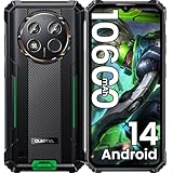 OUKITEL WP28E Outdoor Smartphone Android 14-10600mAh Outdoor Handy Ohne Vertrag, 8GB +64GB/1TB, 6,52' Smartphone mit 13MP Kamera, IP68 Wasserdicht, Dual 4G SIM Baustellenhandy/NFC/GPS/OTG/BT5.0-Grü