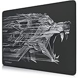 TITANWOLF - XXL Speed Gaming Mauspad Titanwolf 440 x 350mm - XXL Mousepad - Tischunterlage Large Size - verbessert Präzision und Geschwindigk
