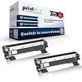 2X Print-Klex XXL Tonerkartuschen kompatibel für Brother DCP 1510 DCP 1512 DCP 1512 A DCP 1601 Schwarz Doppelpack - Premium Office Serie