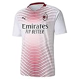 PUMA AC Milan 2020/2021 Replica Auswärtstrikot jr, White-Tango Red, 140