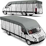 XPORTION Wohnmobil Abdeckplane Hochwertige Wohnmobil Abdeckplane Plane für Wohnmobil Wohnwagen *bdeckung schützt vor Staub und Nässe(7.5 * 3M)