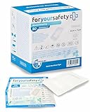 Dr. Kuechler Medical FORYOURSAFETY Wundpflaster -besonders hautfreundlich-einzeln steril verpackt-Pflaster latexfrei, extra sensitiv, ausgezeichnet haftend, für privat, Ärzte, Krank