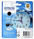 Epson Alarm Clock 27XL DURABrite Ultra Original Schwarz 1 Stück(e) - Druckerpatrone (Original, Tinte auf Pigmentbasis, Schwarz, Epson, WF 36xx / 7110 / 76xx, 1 Stück(e))