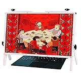 Lupe, Computer-Bildschirm, Laptop-Bildschirm, 22-Zoll-Faltbarer Displayschutz, für Laptop, ultraklarer Blu-Ray-5-fach-Leseverstärk