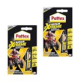 Pattex Repair Extreme, 2x 8 g Tube nicht-schrumpfender und flexibler Alleskleber, temperaturbeständiger Reparaturkleber, starker Kleber für innen und außen