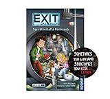 Exit Das Buch - Set: Der rätselhafte Bankraub (Taschenbuch) + 1x Exit-Sticker