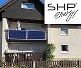 SHP Energy Balkon Solaranlage - Balkonkraftwerk 600 Watt