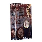 Bonwete Dekorative Aufbewahrungsboxen mit Deckel Kunstleder Holz Geheime Aufbewahrung Bücher Box 13 * 22 * 5.3cm Color 3