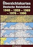 Übersichtskarten der DEUTSCHEN REICHSBAHN 1948 – 1959 – 1969 – 1976 – 1990: [Übersichtskarte 1969 zum Kursbuch der Deutschen Bundesbahn und der Deutschen Reichsbahn von gesamt Deutschland]