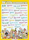 Multilinguales LernPOSTER 'Willkommen': (in 35 Sprachen)