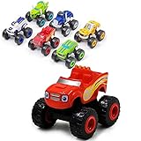 Blaze und Die Monster Maschinen Fahrzeuge Spielzeug Racer – Crusher Truck Fahrzeuge Spielzeug Geschenke für Kinder – 6 Stück