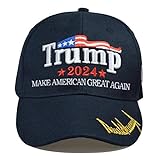 eBoutik - 2020 Keep America Great Cap – Maga Make America Great Again USA Cap – Präsident Trump Hut Kostüm Gr. Einheitsgröße, Maga Trump 2024, Blau