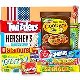 Amerikanische Süßigkeiten Box | USA Americann Candy Box | USA Import |Geschenkbox für Geburtstag | Ostern | Party | Candy & Bar ®