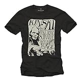 Cooles Fun T-Shirt mit Spruch - Klaus Kinski - schwarz Größe L