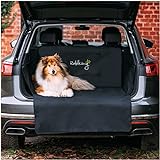 Rudelkönig Kofferraumschutz mit Ladekantenschutz - Wasserabweisend & Pflegeleicht - Auto Hundedecke mit Aufbewahrungstasche - Universale Schutzmatte für Hunde