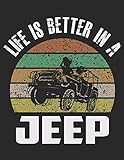 Lief Is Better In A Jeep: Prayer Journal for Guide Scripture, Prayer Request, Reflection, Praise and Grateful Prayer Journal