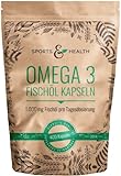 Omega 3 Fischöl Kapseln – 400 Kapseln Hochdosiert In Besonderer Qualität – 1000mg Omega3 Fettsäuren Pro Kapsel – Qualität Der Fischölkapseln In Deutschland Geprüft