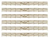 FALLER 272402 - Bonanza-Zaun, Einheitsgröße, B