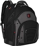 Wenger 600635 SYNERGY 16 Inch Laptop Backpack, Padded Laptop Compartment with Tablet Pocket in Black/Grey {26 Litre}