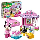 LEGO 10873 DUPLO Disney Minnies Geburtsparty, Spielzeug ab 2 Jahre, Lernspielzeug mit Bausteinen, Set mit Spielzeugauto, Minnie Mouse und Katze
