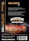 Grillschmecker Grillpellets - Holzpellets 10kg Beutel für Grill, Pelletofen & Smoker - Sonderedition Birne-Kirsche