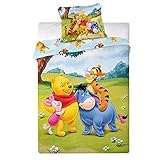 2 TLG Kinderbettwäsche 100x135 40x60 Disney 1017 Winnie The Pooh