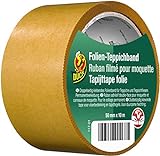 Duck Folien Teppichband - doppelseitiges Klebeband für permanente Verklebung von Teppich 50mmx10m