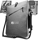 SEVENRIVERS 3 in 1 Fahrradtasche - Rucksack, Gepäckträgertasche & Umhängetasche in einem - Wasserdicht & PVC frei - inkl. Laptoptasche (24L)
