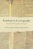 Problems in Lexicography: A Critical / Historical Edition (Well House Books) (English Edition)